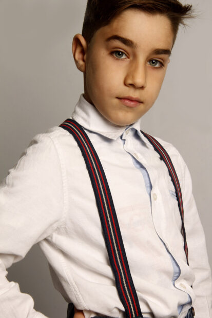 Flavius Nikolas Lapadat Niño modelo Broadway Kids