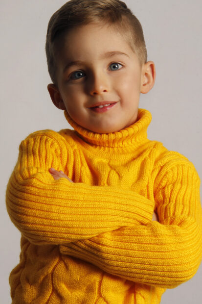 Salvador Gálvez Sánchez Niño modelo Broadway Kids