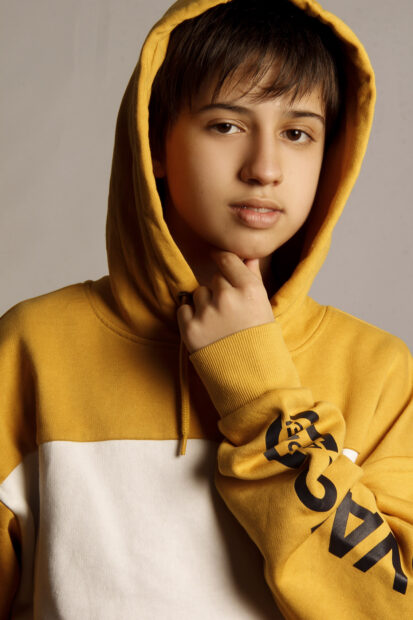 Amets Perea Vallejo Niño modelo Broadway Management Kids