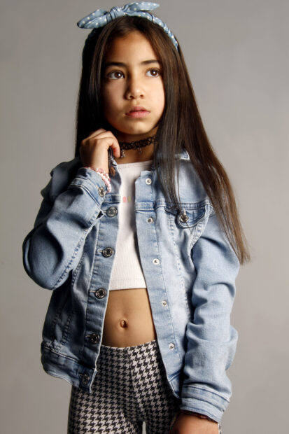 Jennifer Nicole Hernández García Niña modelo Broadway Model Kids
