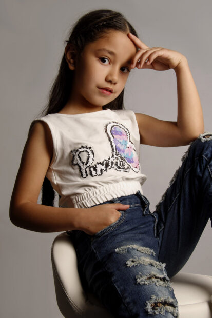 Paula González Duarte Niña modelo Broadway Model
