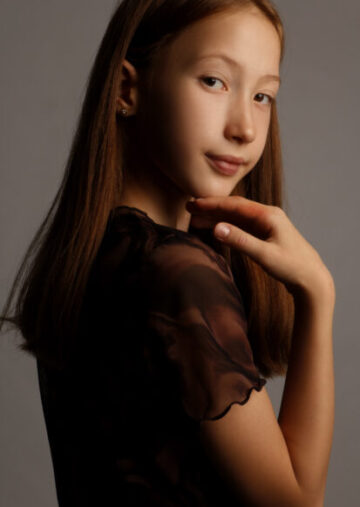 Alejandra Pikhtovnikova Kolesnikova modelo infantil Broadway Model